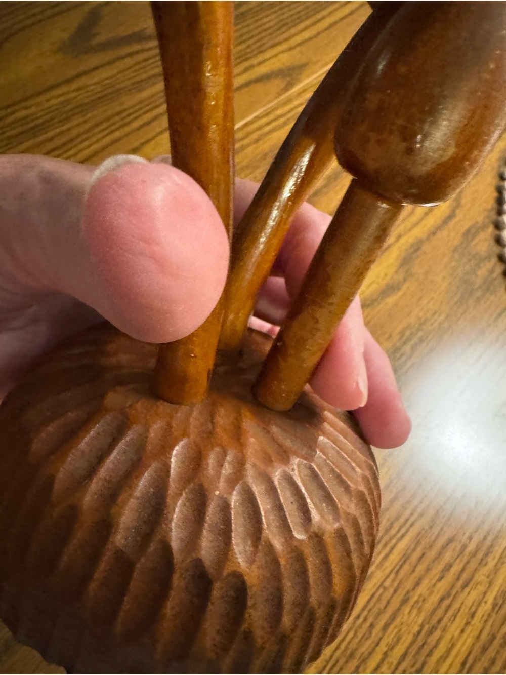 Wood Mushroom Toothpick Holder Server - Picture 8 of 15